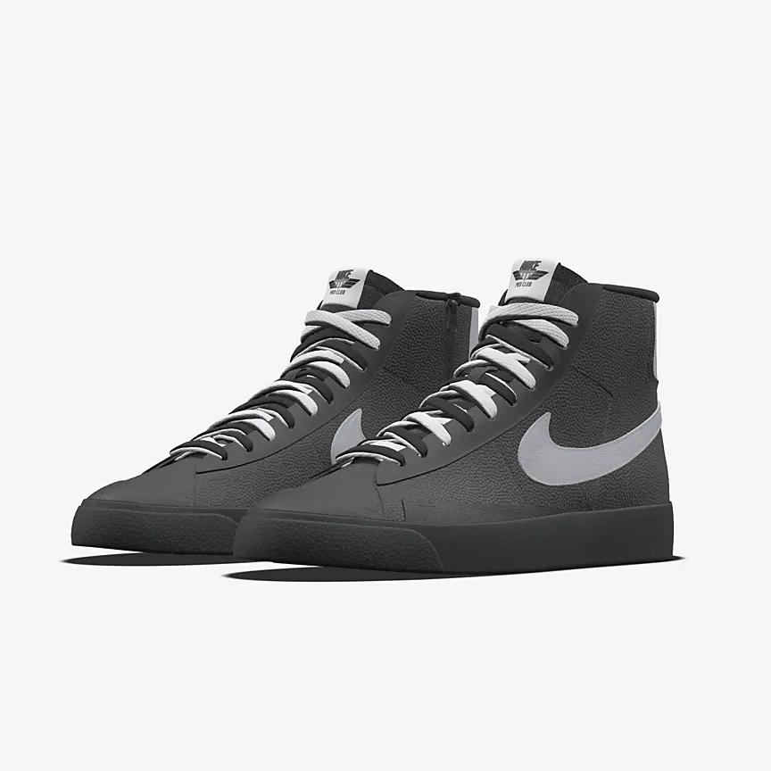 Giày Nike Blazer Mid '77 Unlocked By You Nam Đen